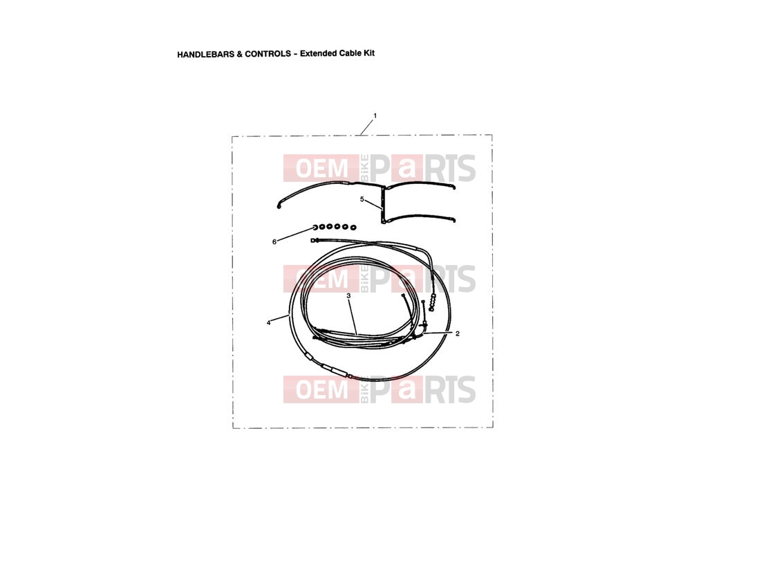 Triumph 2013 THUNDERBIRD Extended Cable Kit