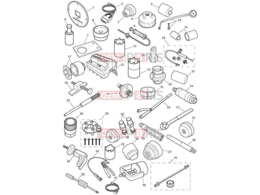 Triumph 2014 TROPHY 1215 SE Service Tools