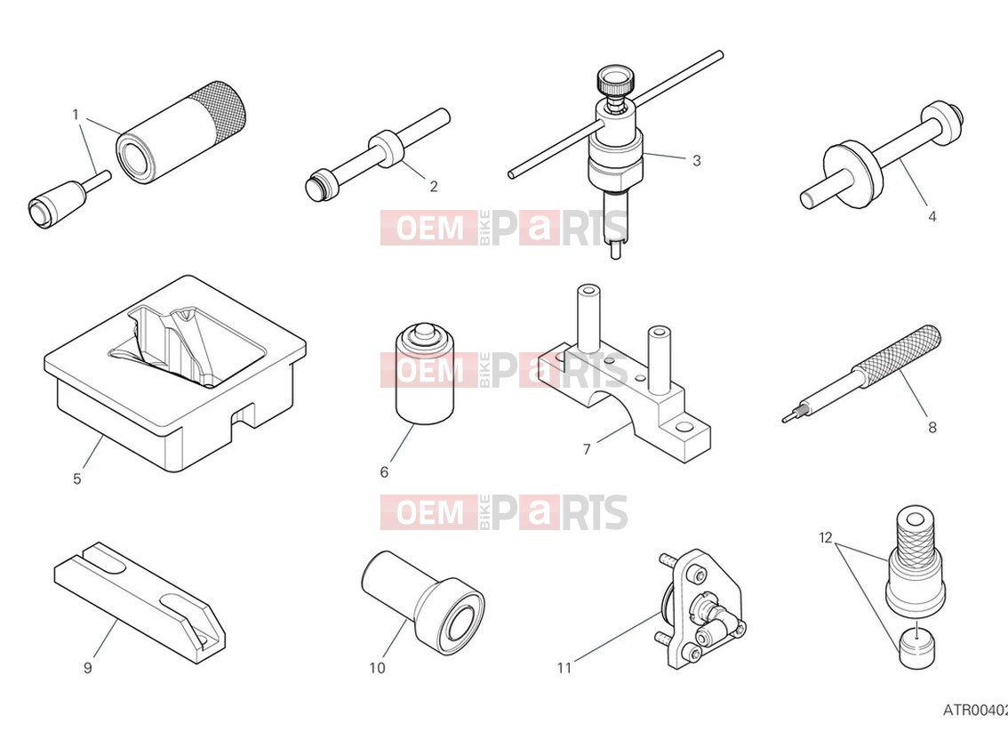 DUCATI 2024 Panigale V4 SP2 Workshop service tools (engine 2)