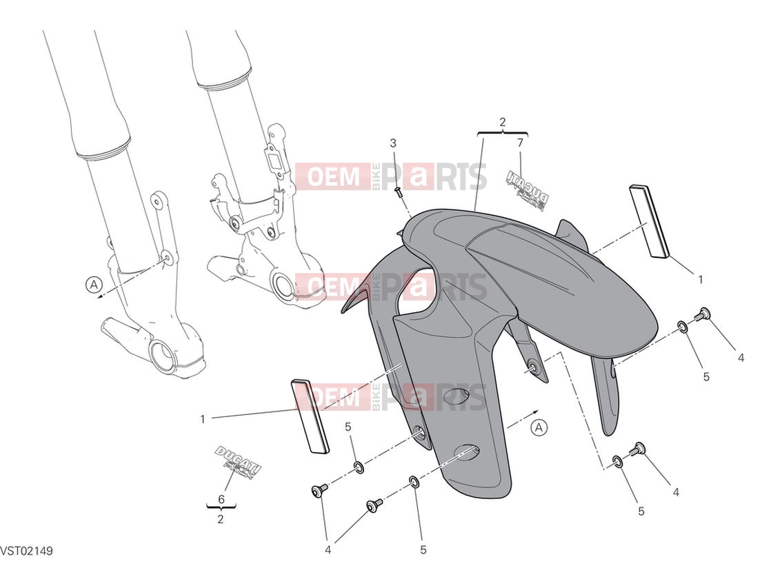Front mudguard - Ducati Multistrada V4 2024