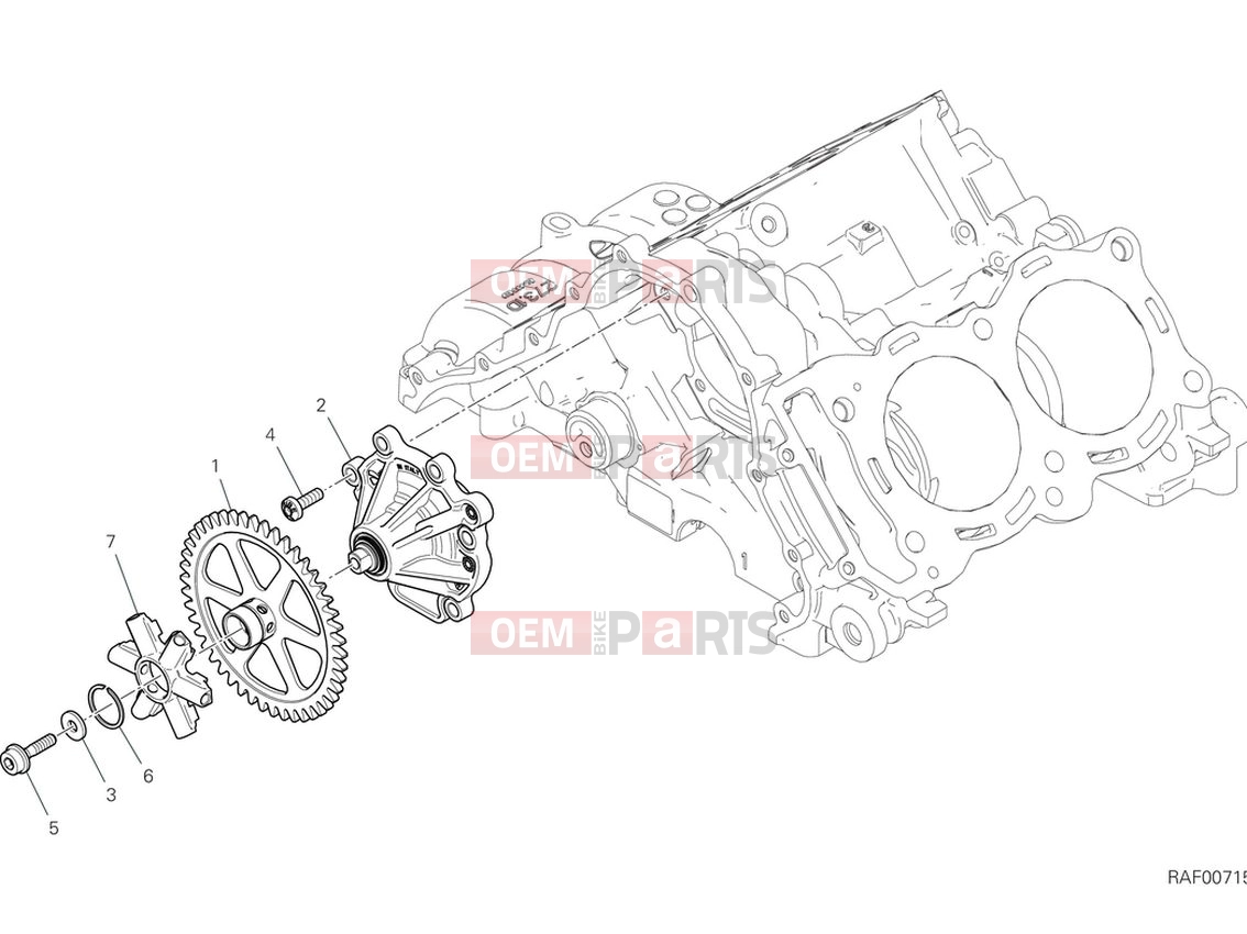 DUCATI 2024 Multistrada V4 RS Water pump
