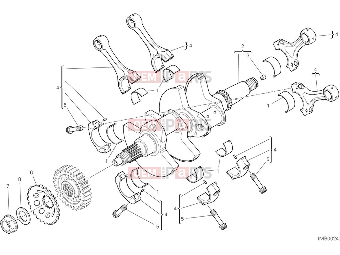 DUCATI 2024 Multistrada V4 RS Connecting rods