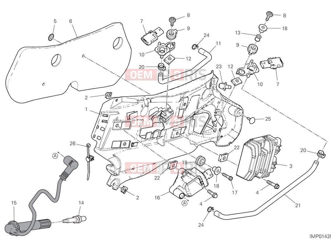 DUCATI 2024 Panigale V2 Left side electrical system