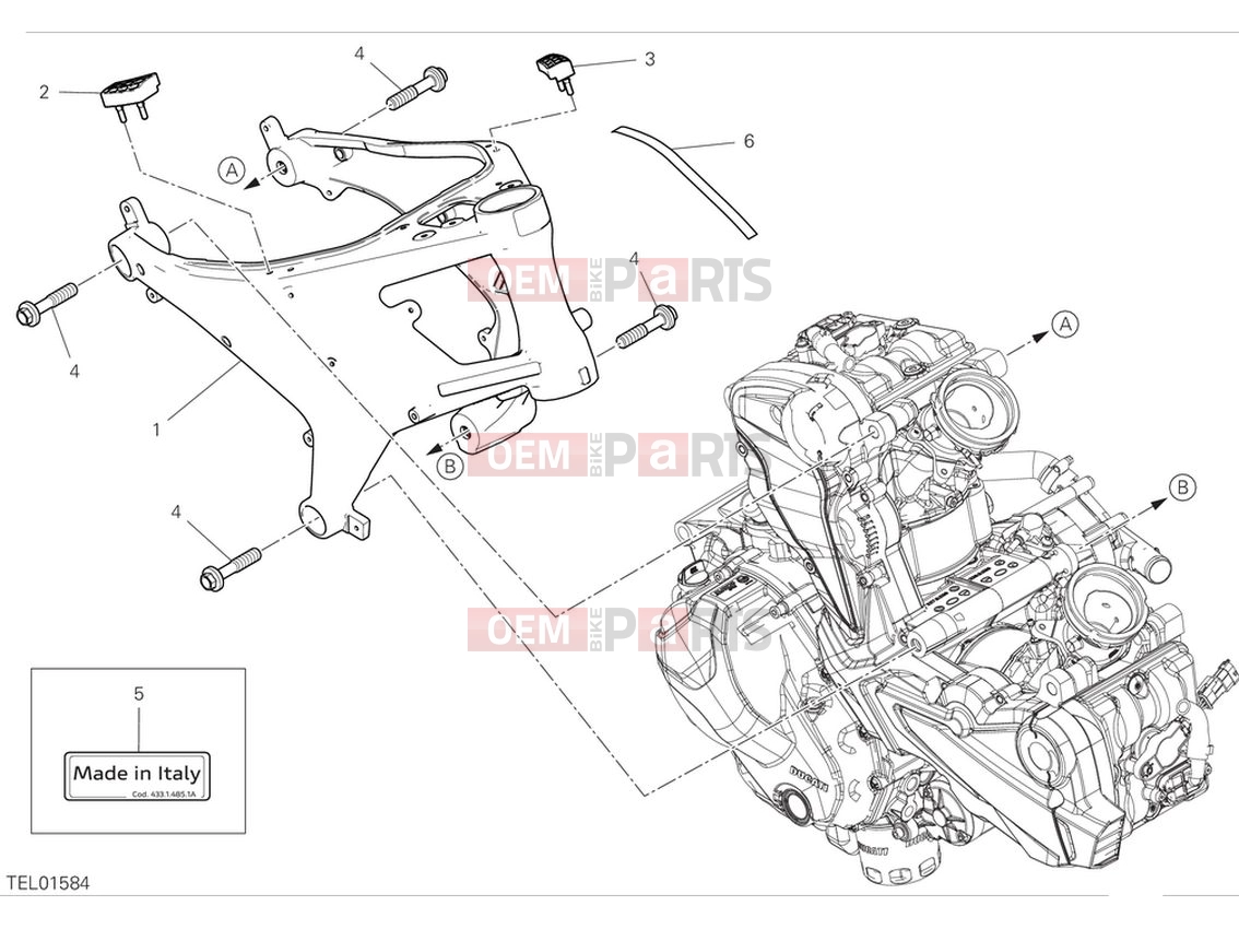 Frame - Ducati Monster 2024