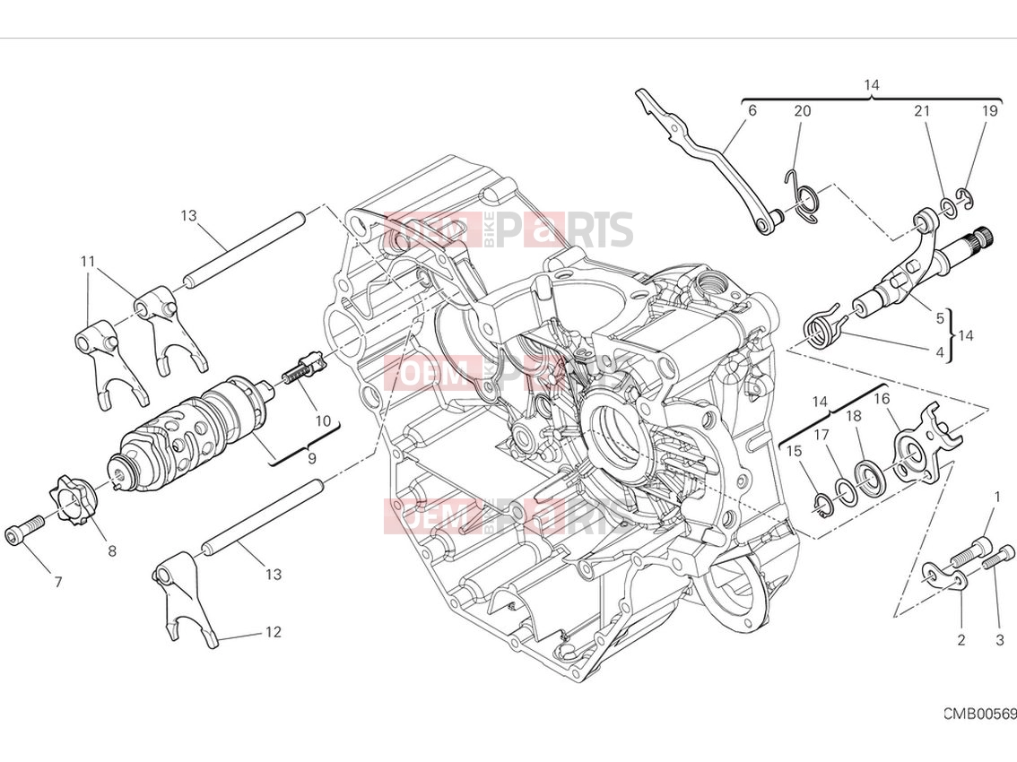 DUCATI 2024 Monster Plus Shift cam & fork