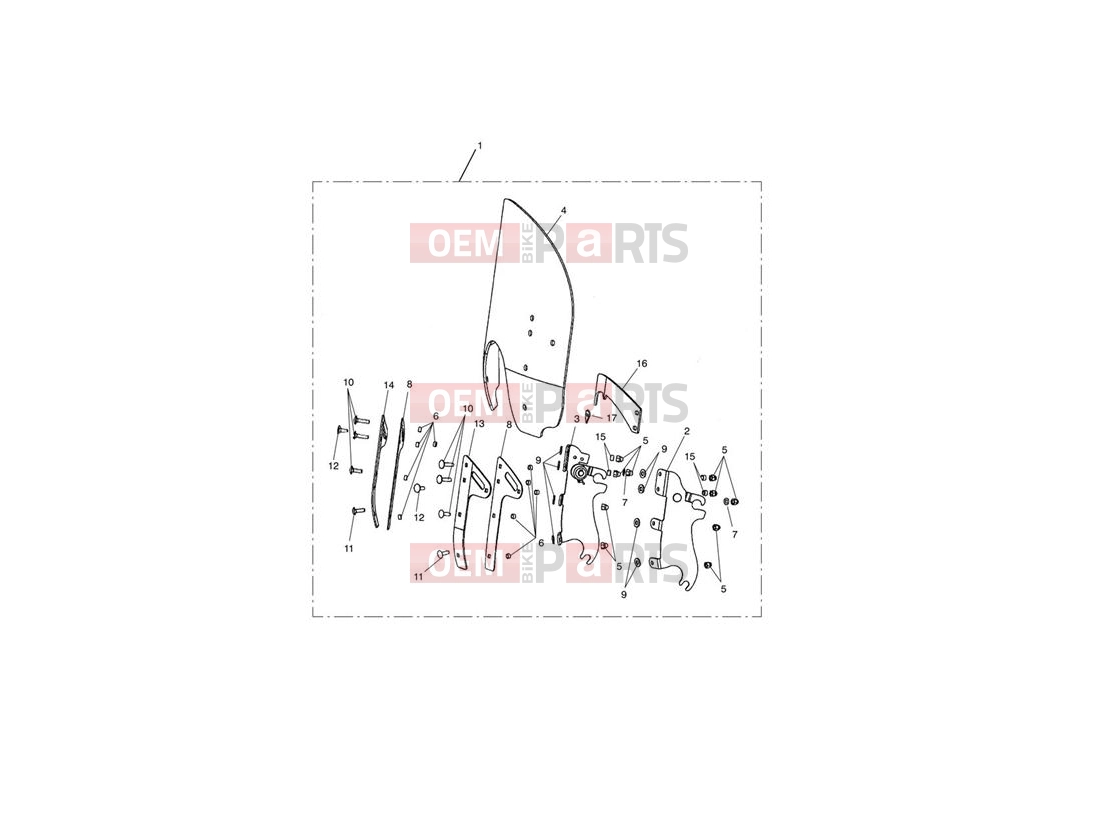 QR Summer Screen Kit - Triumph THUNDERBIRD 2010