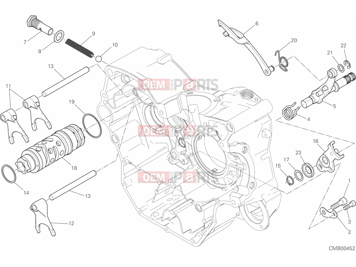 DUCATI 2015 Scrambler Classic SHIFT CAM - FORK