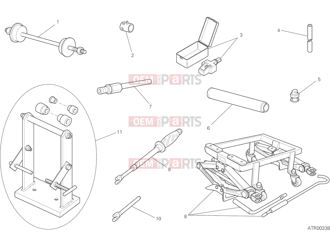 DUCATI 2015 Scrambler Classic WORKSHOP SERVICE TOOLS, FRAME