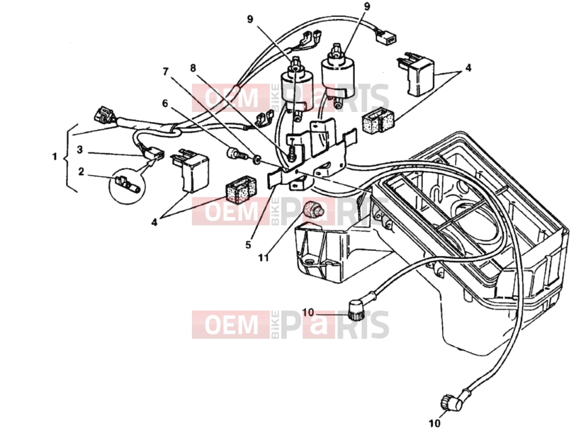 DUCATI 1998 900 SS Final Ed. IGNITION COIL » IGNITION SYSTEM