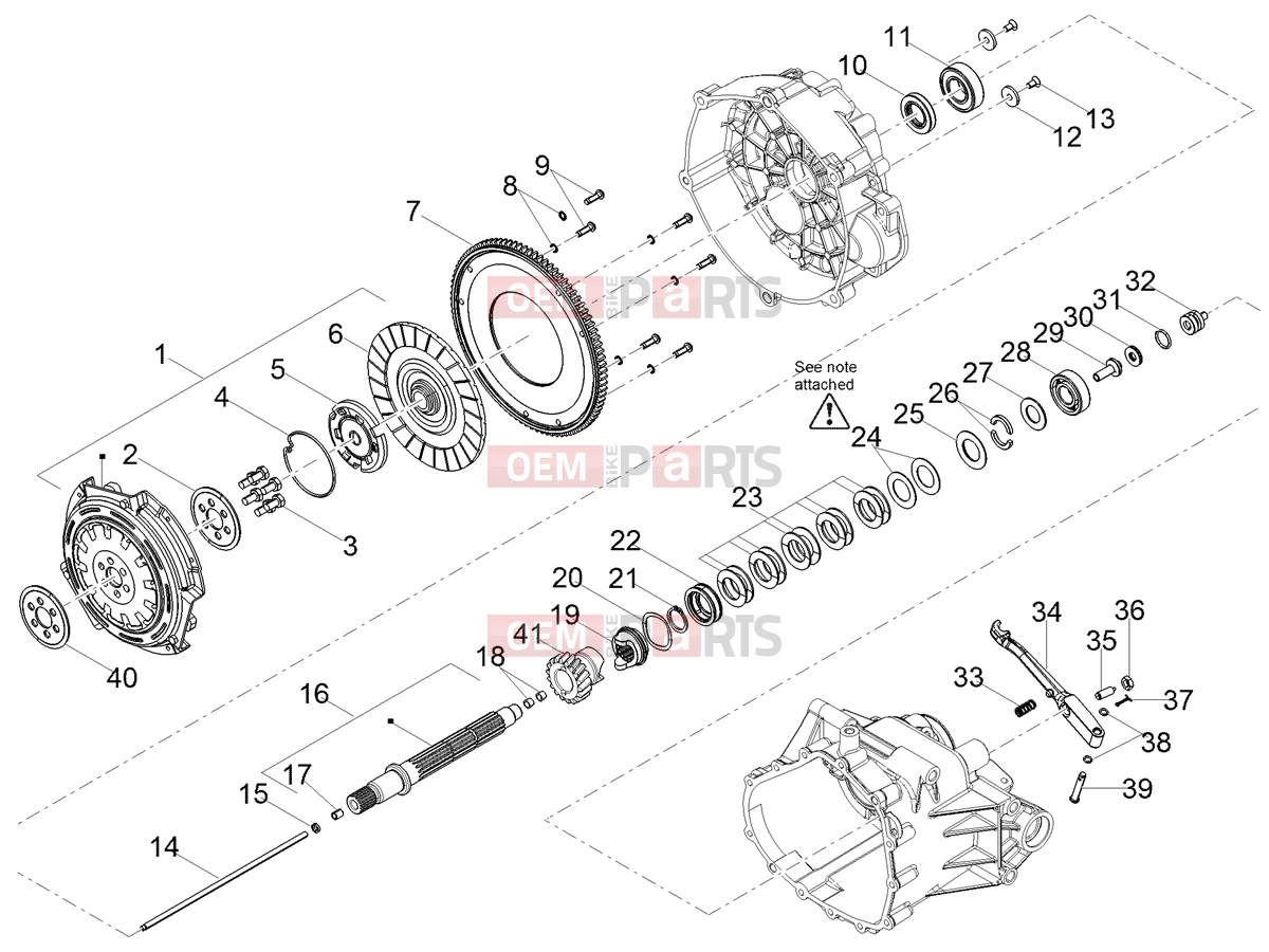 MOTOGUZZI V85 TT Strada E5+ (EU) Engine » Clutch