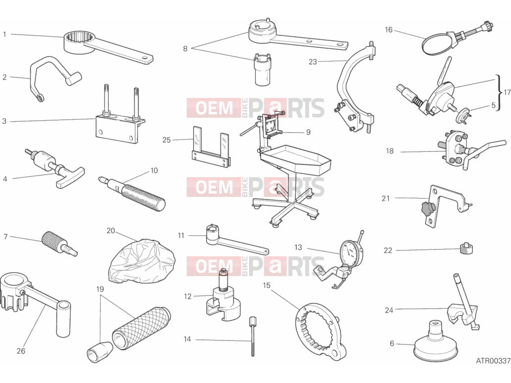 DUCATI 2016 Scrambler Classic WORKSHOP SERVICE TOOLS, ENGINE