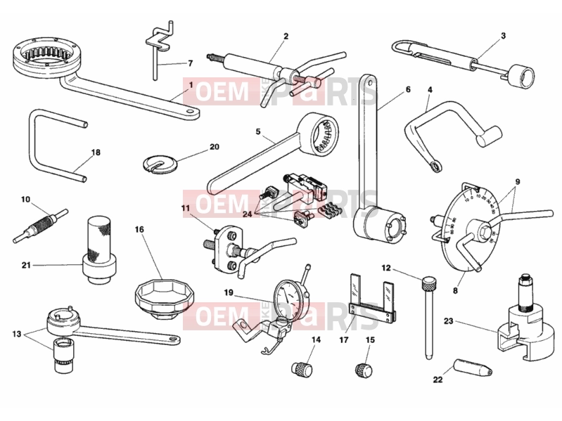 DUCATI 1996 Monster 750 WORKSHOP SERVICE TOOLS » SPECIAL TOOLS