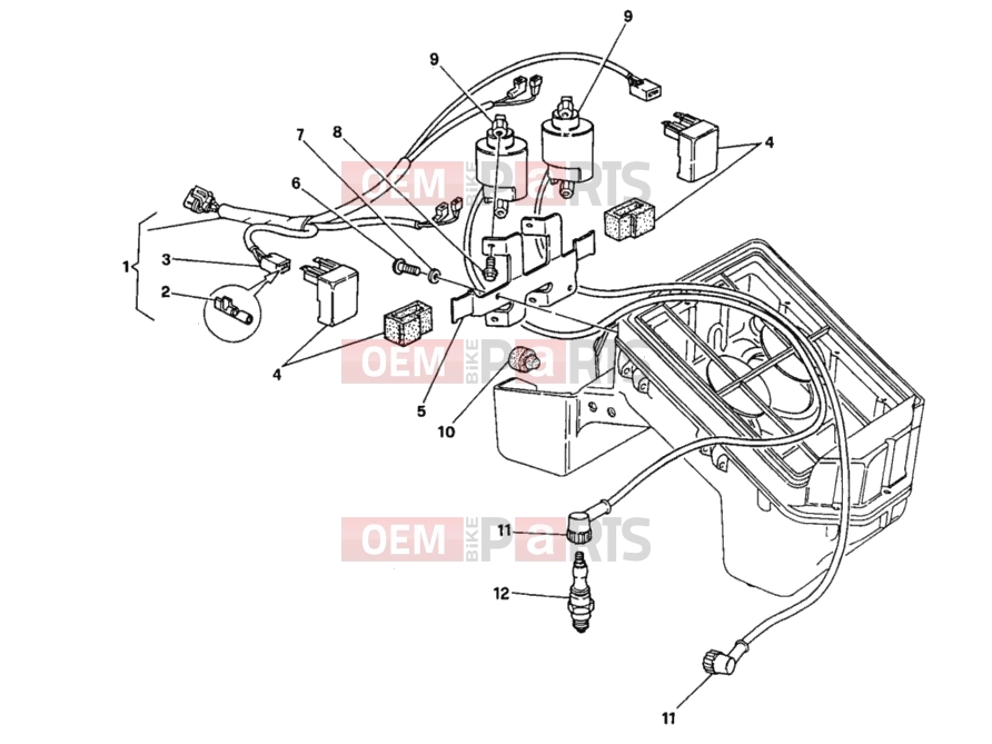 DUCATI 1996 Monster 750 IGNITION COIL » IGNITION SYSTEM