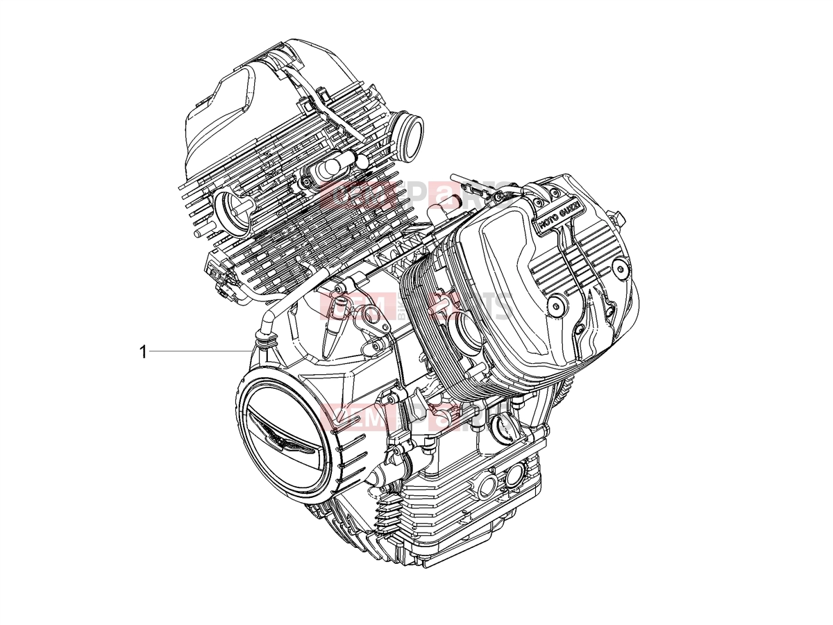 MOTOGUZZI V7 Stone E5+ (EU) Engine » Engine-Completing part-Lever