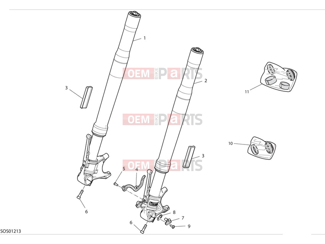 DUCATI 2023 Monster SP Front fork