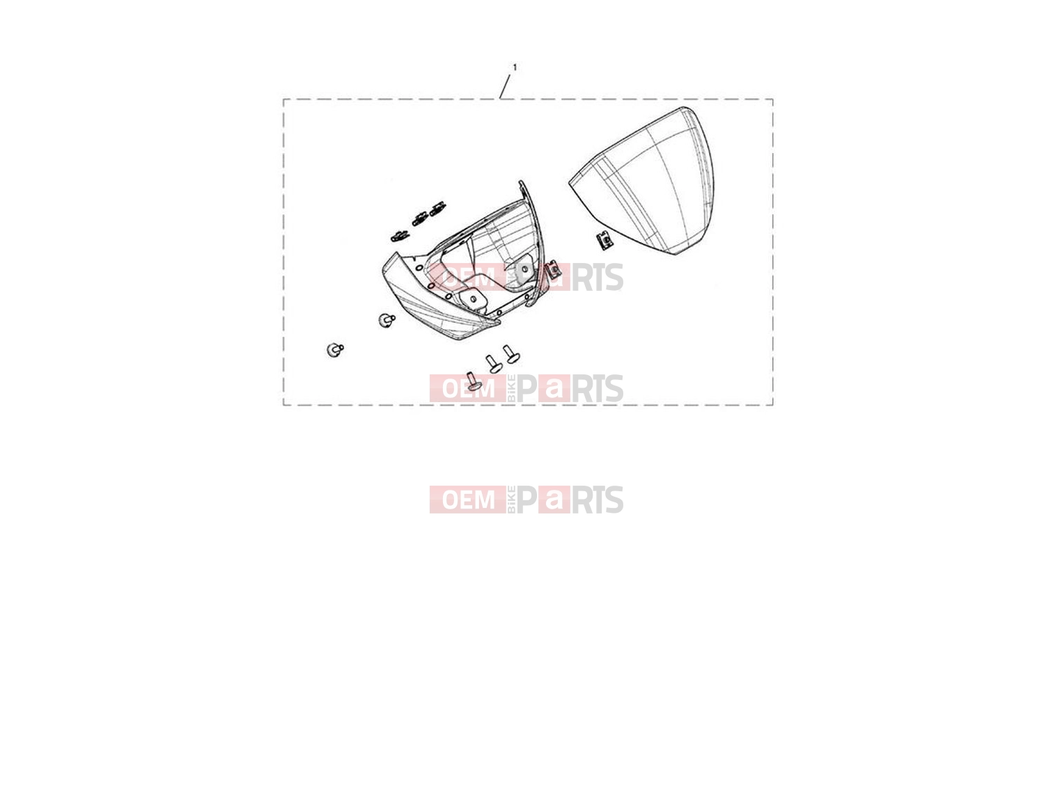Triumph 2022 Trident 660 Flyscreen Kit