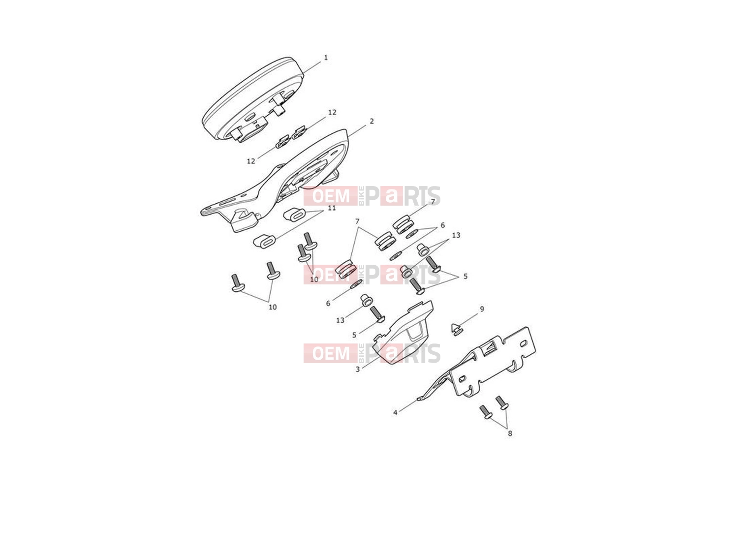 Triumph 2023 Trident 660 Instruments