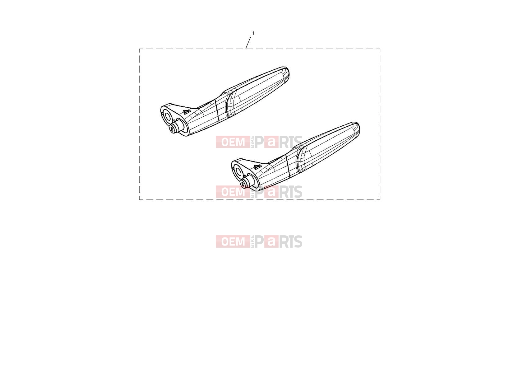 Triumph 2024 Daytona 660 Scrolling Indicators, Front