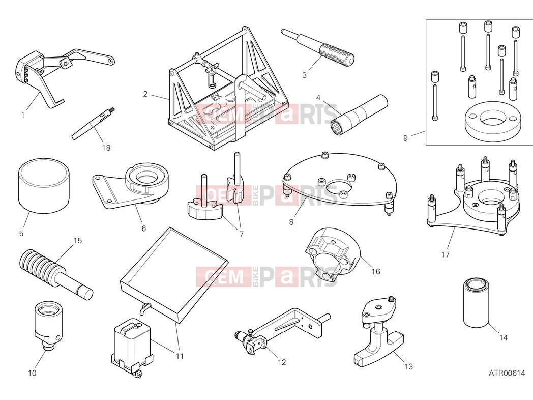 DUCATI 2025 Multistrada V4 RS Workshop service tools - engine (1)