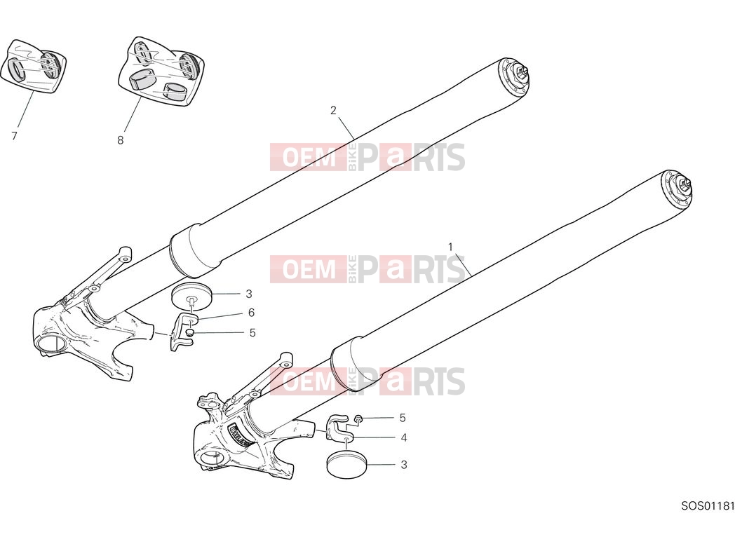 DUCATI 2025 Multistrada V4 RS Front fork