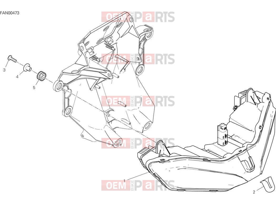 DUCATI 2025 Multistrada V2 Headlight