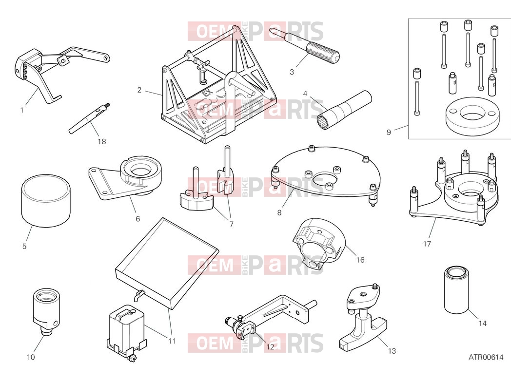 DUCATI 2025 Multistrada V4 Rally Workshop service tools - engine (1)