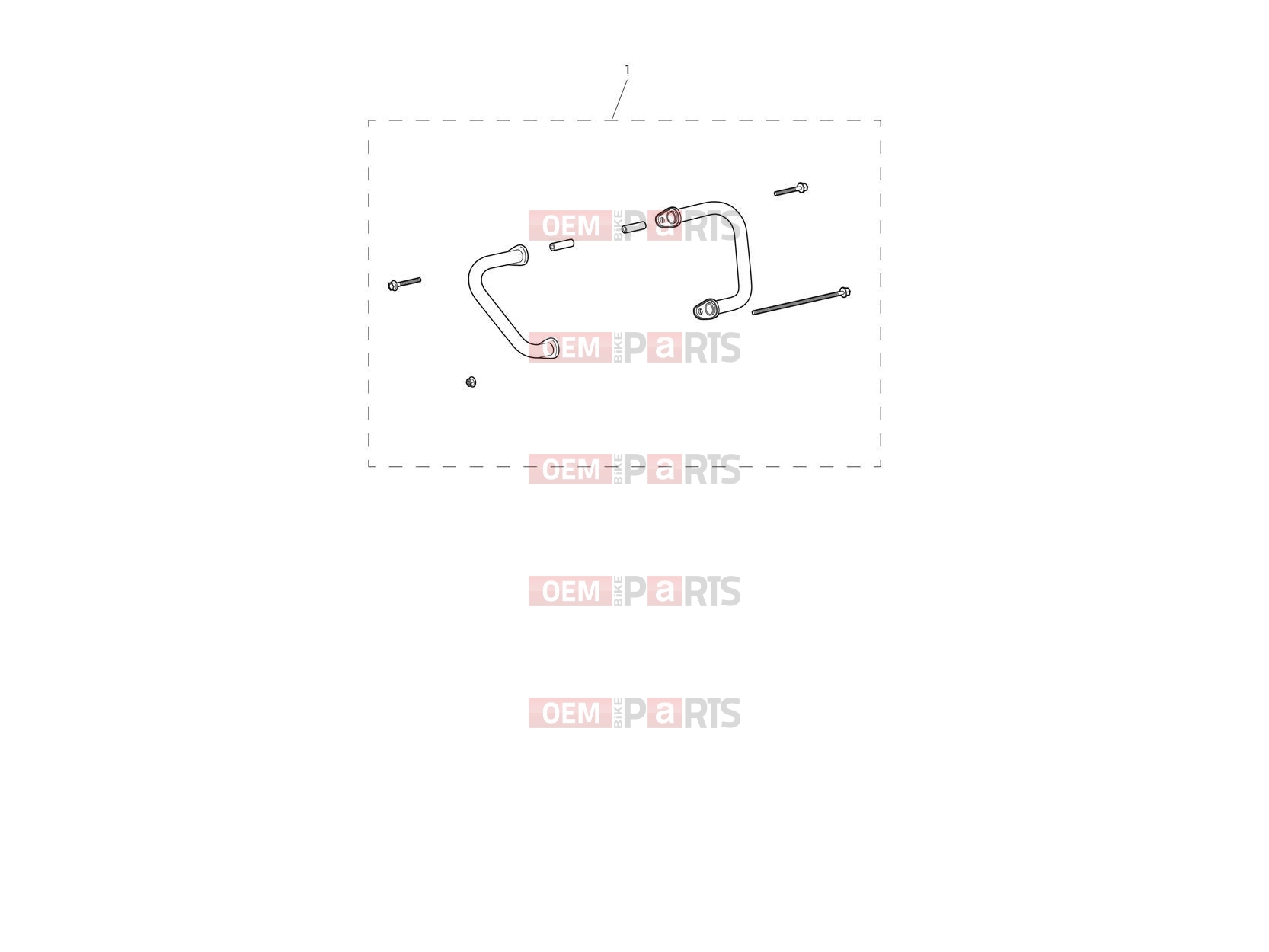 Triumph 2025 Scrambler 400 X Upper Engine Bars