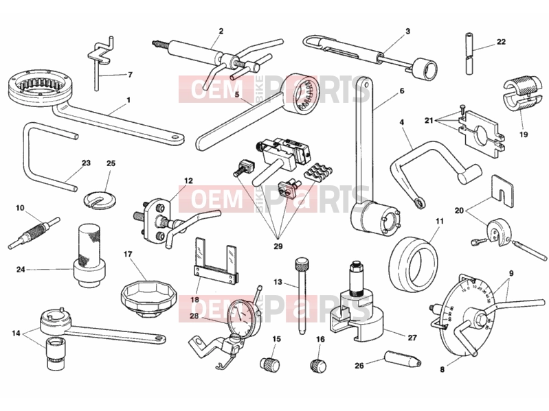 DUCATI 1993 Monster 900 WORKSHOP SERVICE TOOLS » SPECIAL TOOLS