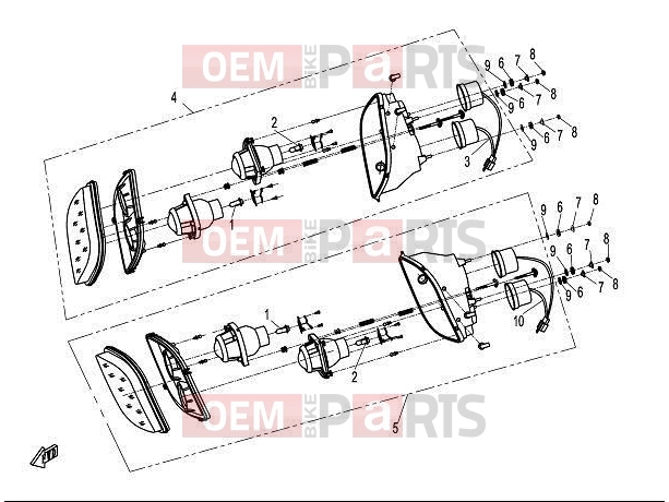 CFMOTO 2012 UTV UFORCE 600 (CF600-5) HEADLIGHT
