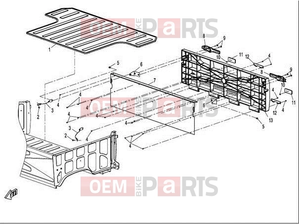 CFMOTO 2012 UTV UFORCE 600 (CF600-5) DUMP BOX II