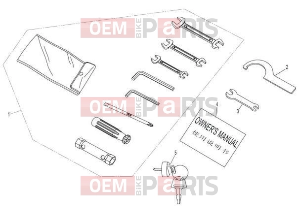 CFMOTO 2015 UTV UFORCE 600 (CF600-5) TOOLS