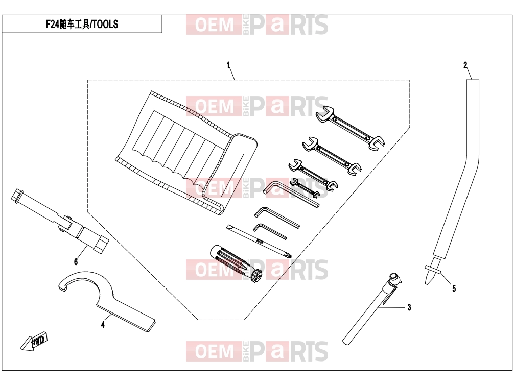 CFMOTO 2020 UTV UFORCE 800 (CF800-3) TOOLS