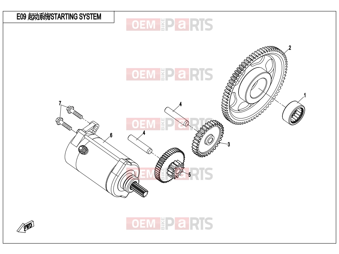 CFMOTO 2020 UTV UFORCE 800 (CF800UTR-2) STARTING SYSTEM - E09