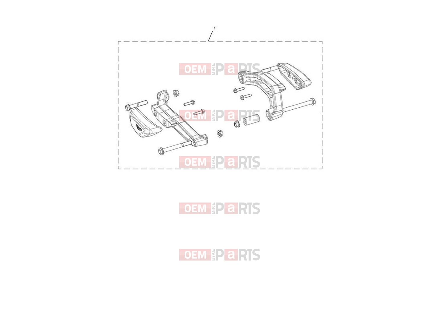 Triumph 2024 Trident 660 Frame Protector Kit