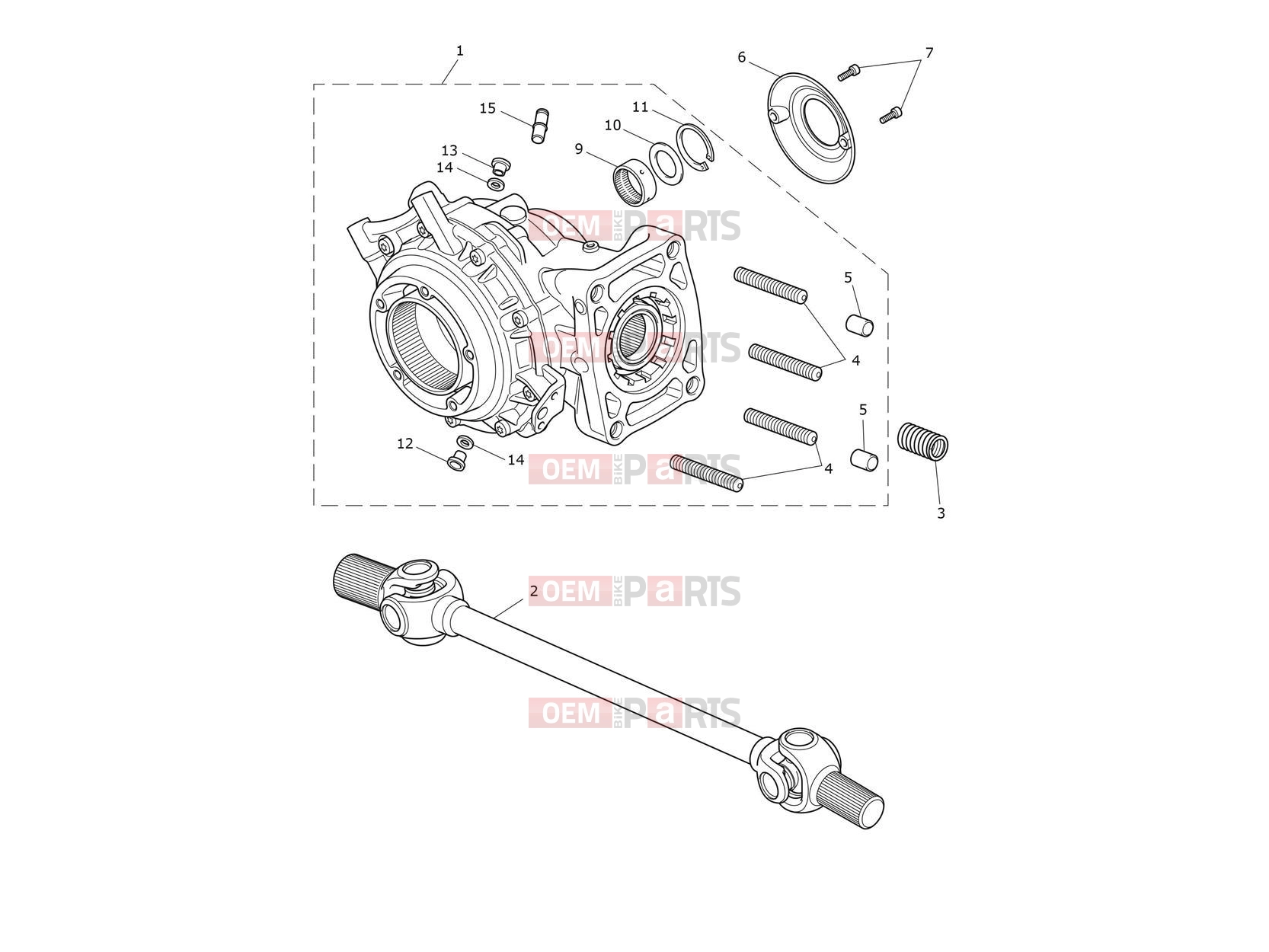 Triumph 2026 ROCKET 3 STORM R Final Drive Unit