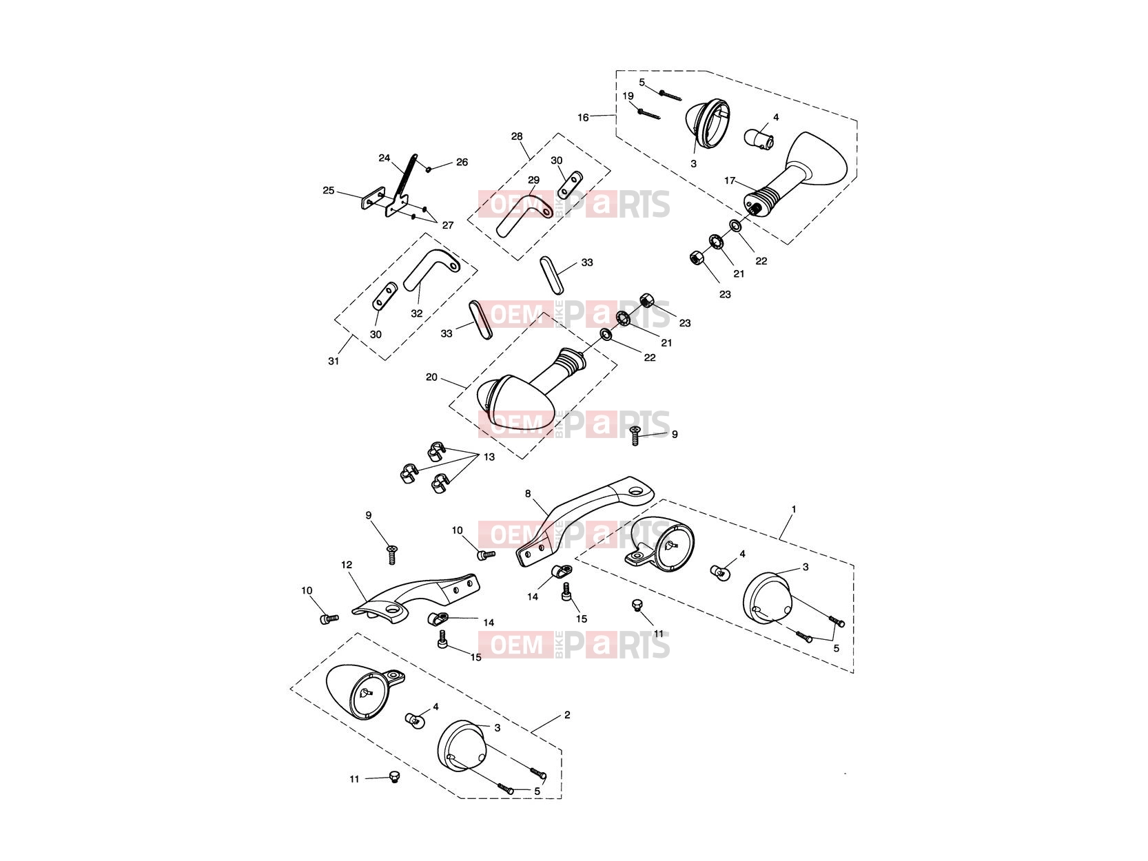Triumph 2017 ROCKET III, CLASSIC & ROADSTER Indicators