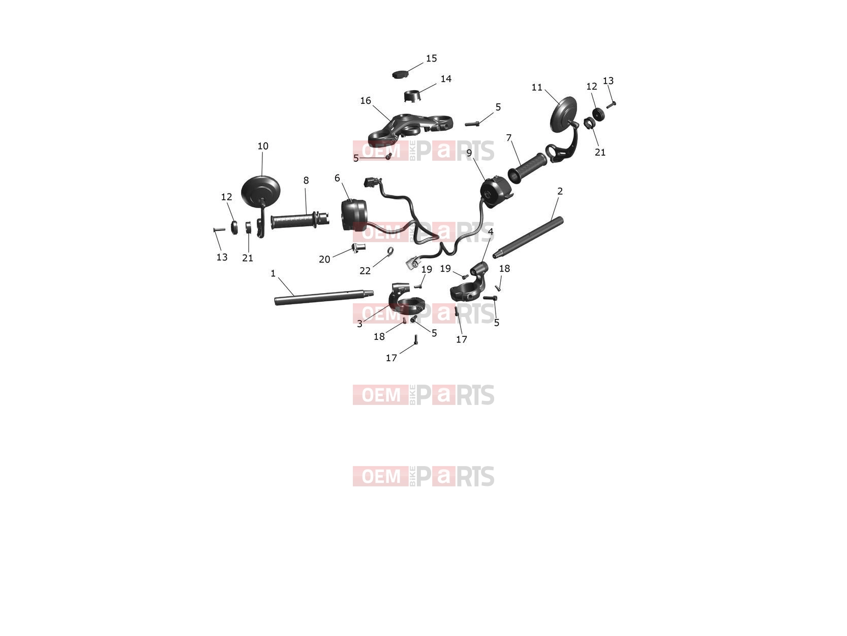 Triumph 2026 THRUXTON 400 Handlebars & Mirrors