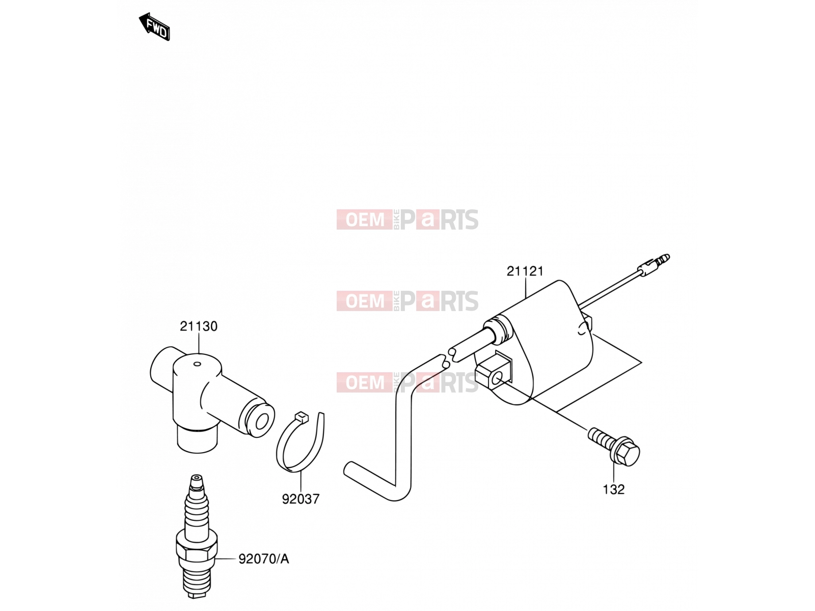 14 - IGNITION SYSTEM - Suzuki RM65 K4 (2004) (E24)