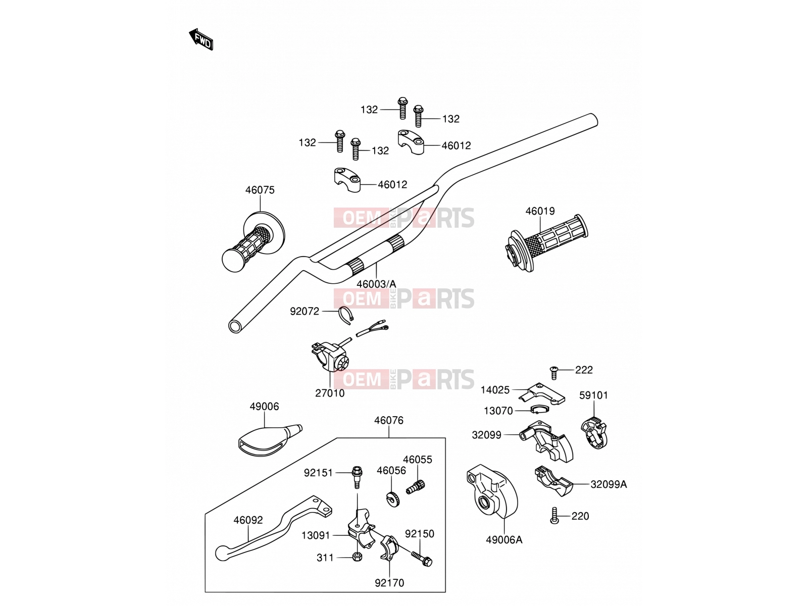 32 - HANDLEBAR - Suzuki RM65 K5 (2005) (E28)