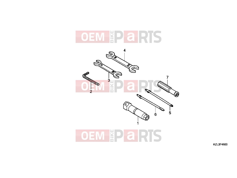 F-46 TOOL - Honda NSC110MPDE NSC110MPDE 2014