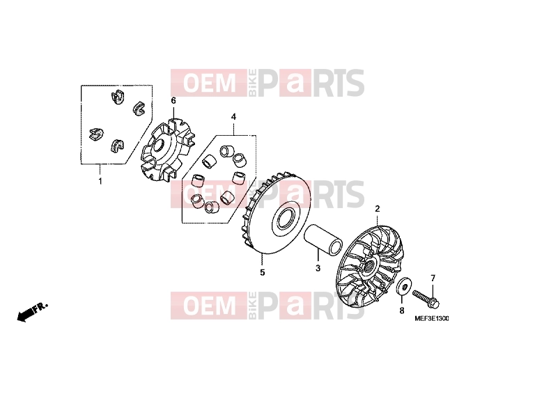 HONDA FJS400A9 SILVER WING 400 ABS 2009 E-13 DRIVE FRONT