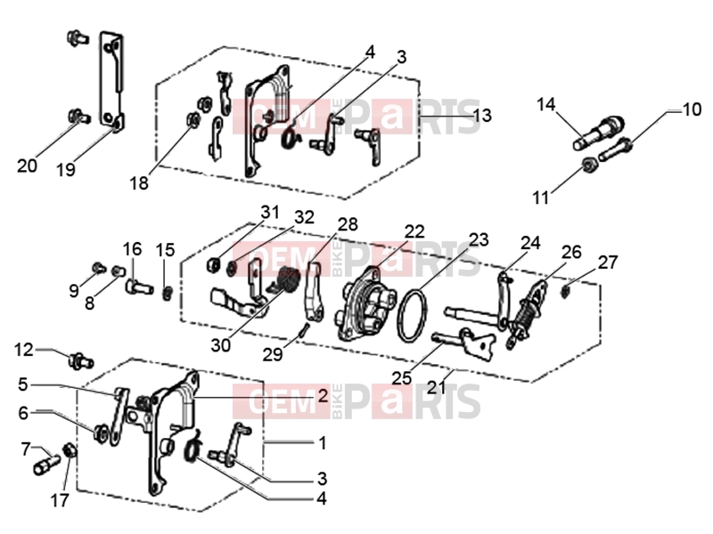 ape Classic 400 2014-től ENGINE » FEED REGULATOR