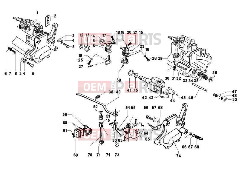 ape MP 601 Classic 2006-2013 ENGINE » FEED REGULATOR