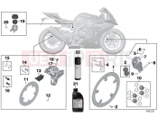 Brake service - BMW Motorrad S 1000 RR 10 (0507,0517) 2011