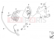 Servo, exhaust flap, interference pipe - BMW Motorrad S 1000 RR 10 (0507,0517) 2011