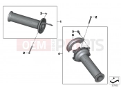 Handlebar grips - BMW Motorrad S 1000 RR 10 (0507,0517) 2011