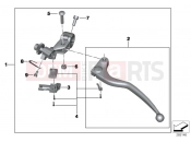 Clutch control assembly - BMW Motorrad S 1000 RR 10 (0507,0517) 2011