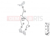 Brake pipe, front, without ABS - BMW Motorrad S 1000 RR 10 (0507,0517) 2011