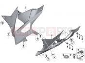 Engine spoiler - BMW Motorrad S 1000 RR 10 (0507,0517) 2011