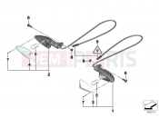 Turn signals, front - BMW Motorrad S 1000 RR 10 (0507,0517) 2011